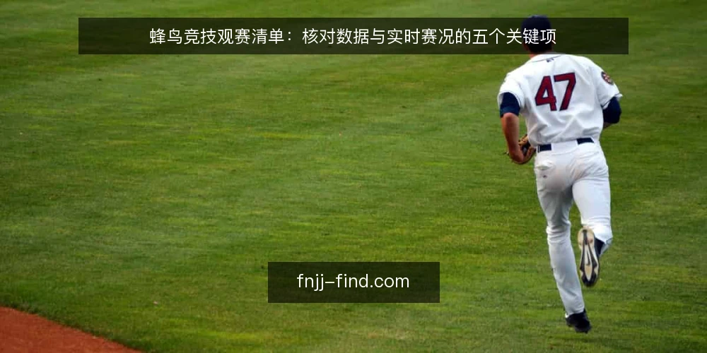 蜂鸟竞技观赛清单:核对数据与实时赛况的五个关键项 — 为何现在需要这份清单 配图