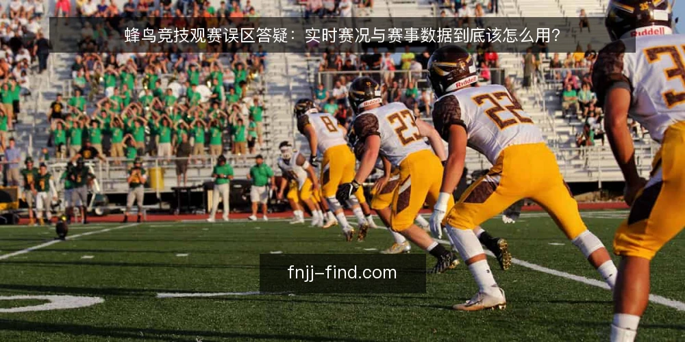蜂鸟竞技观赛误区答疑:实时赛况与赛事数据到底该怎么用? — 先厘清:观赛者最常问的四个问题 配图